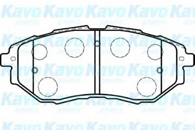 KAVO PARTS bp8020 -  Комплект тормозных колодок, дисковый тормоз